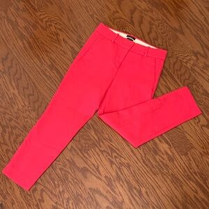J. Crew Hot Pink Cameron Trousers